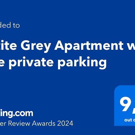Petite Grey Apartment With Free Private Parking Zagreb Exterior foto
