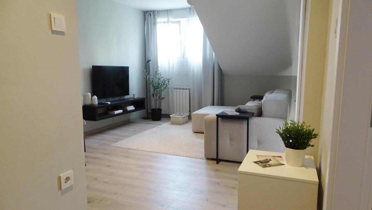 Petite Grey Apartment With Free Private Parking Zagreb Exterior foto